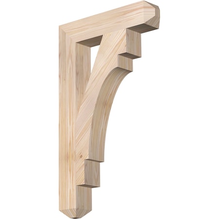 Ekena Millwork Merced Craftsman Smooth Bracket, Douglas Fir, 3 1/2"W x 18"D x 30"H BKT04X18X30MRC04SDF